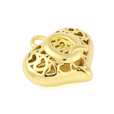 Hollow Brass Pendants for Valentine's Day KK-M289-03Q-G-1