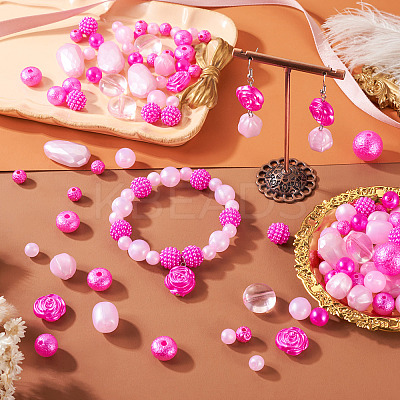 100G Opaque Acrylic Beads MACR-TA0001-51-1