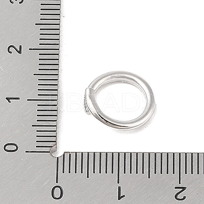 Brass Locking Jump Rings KK-S369-01P-04-1