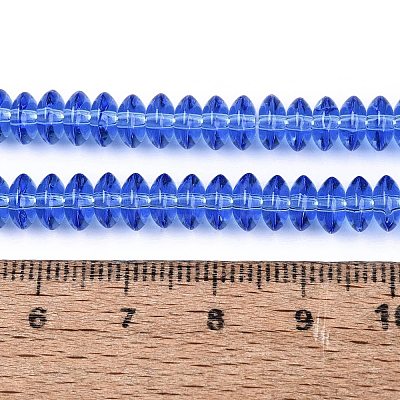 Transparent Glass Beads Strands GLAA-Q113-02A-A08-1