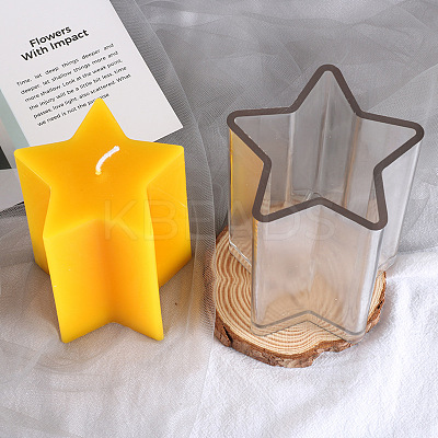 DIY Plastic Star Candle Molds CAND-PW0001-040-1