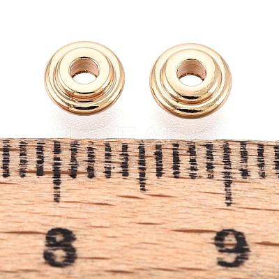 Brass Spacer Beads KK-T075-59G-1