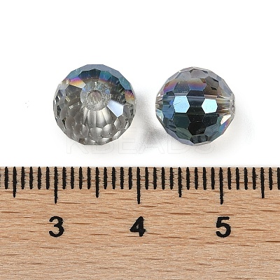 Transparent Electroplate Glass Beads EGLA-N002-31-G01-1
