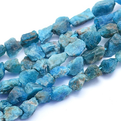 Raw Rough Natural Apatite Beads Strands G-I279-B09-1