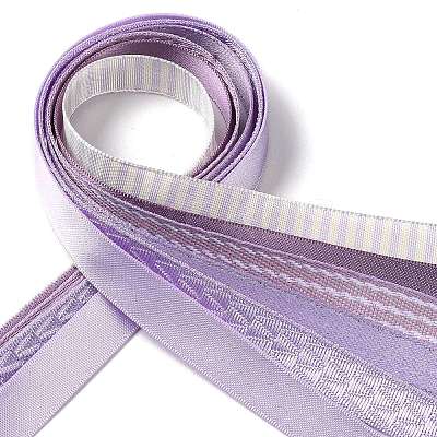 18 Yards 6 Styles Polyester Ribbon SRIB-Q022-B05-1