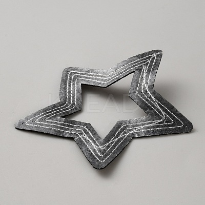 Felt & PVC Embroider Thread Iron on/Sew On Patches PATC-WH0023-13-1