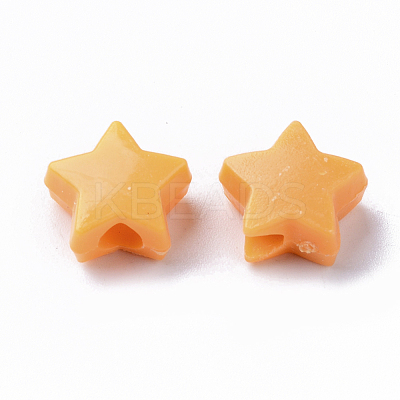 Opaque Polystyrene(PS) Plastic European Beads KY-I004-18-1