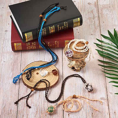 DIY Pendant Necklaces Making Kits DIY-FW0001-05-1