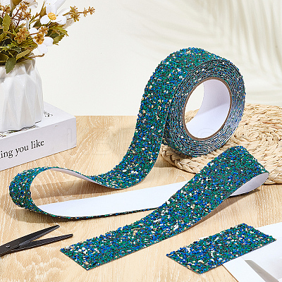 PET Rubber Beaded Trim DIY-WH0589-48B-1
