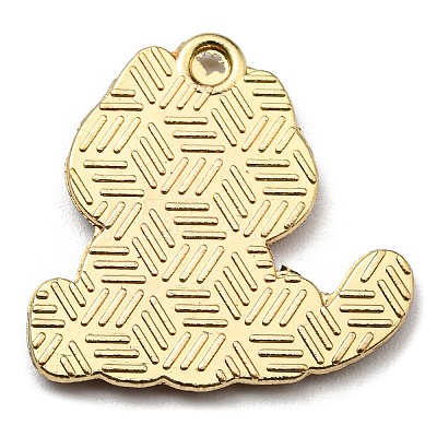 Printed Alloy Pendants ENAM-L042-04G-02-1
