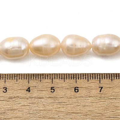 Natural Cultured Freshwater Pearl Beads Strands PEAR-I007-01H-02B-1