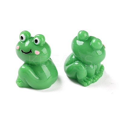 Cartoon Cute Resin 3D Frog Figurines RESI-Z024-01D-1