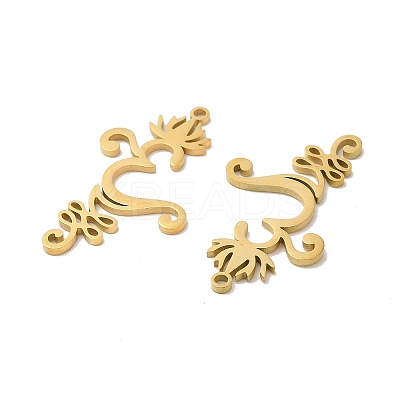 Ion Plating(IP) 304 Stainless Steel Pendants STAS-L020-037G-1