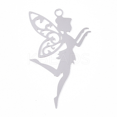 Anti-Tarnish 201 Stainless Steel Pendants X-STAS-N103-197P-1
