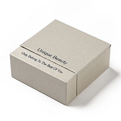 Cardboard Paper Jewelry Gift Drawer Boxes OBOX-G016-B02-1