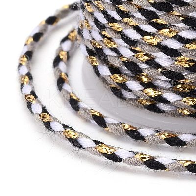 4-Ply Polycotton Cord with Metallic Thread OCOR-Z003-D38-1