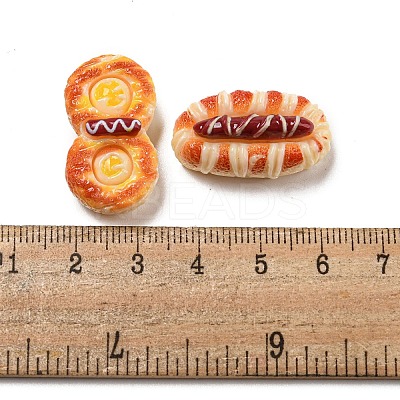 Imitation Food Resin Decoden Cabochons CRES-R199-02-1