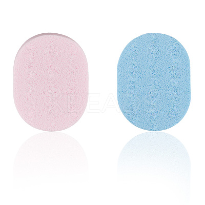 4Pcs 2 Colors PVA Sponge Makeup Powder Puff MRMJ-GF0001-64C-1