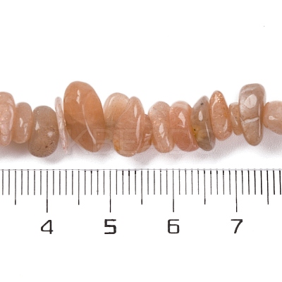 Natural Multi-Moonstone Chip Beads Strands G-M205-19A-1