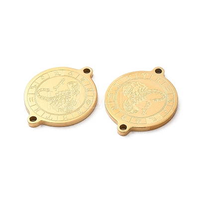 Ion Plating(IP) 304 Stainless Steel Connector Charms STAS-C074-11G-08-1