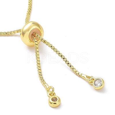 Long-Lasting Plated Brass Round Bead Slider Beacelets for Women Men BJEW-E089-01G-03-1