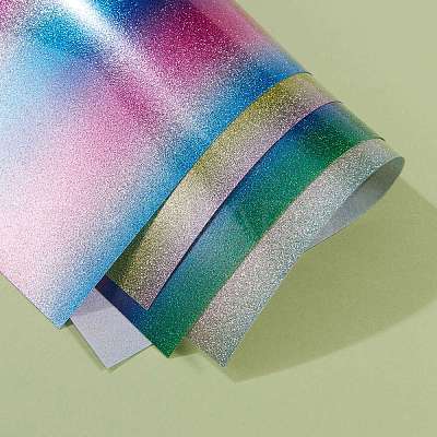 4Pcs Colorful Glitter Heat Transfer DIY-SZ0003-60-1