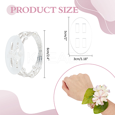 5Pcs Alloy Rhinestone Multi-strand Bangles for Women BJEW-WR0001-03P-1