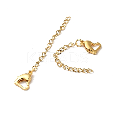 Ion Plating(IP) 304 Stainless Steel Curb Chain Extender STAS-D244-09G-1