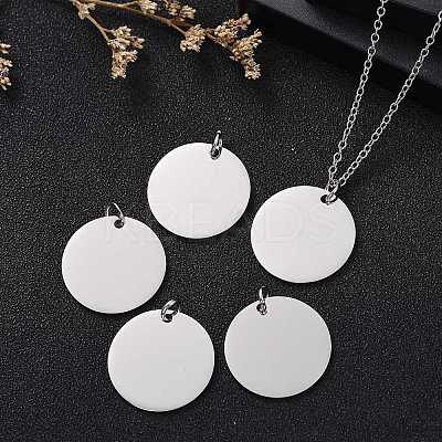 Anti-Tarnish 304 Stainless Steel Pendants X-STAS-I311-32H-P-1