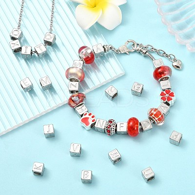 26Pcs 26 Style 304 Stainless Steel European Beads STAS-CJ0002-81-1