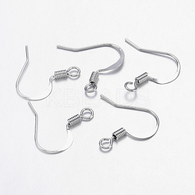 Brass French Earring Hooks X-KK-Q366-P-NF-1