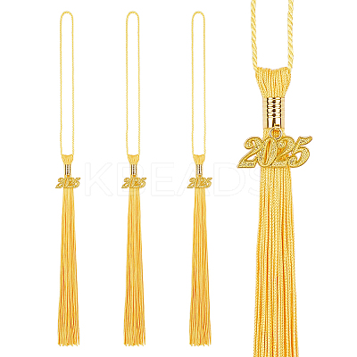 Silk Tassel Pendant Decorations AJEW-WH0651-33A-1