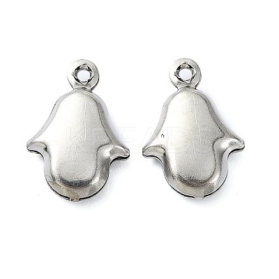 Non-Tarnish 304 Stainless Steel Charms STAS-L024-014P-1