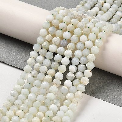 Natural Green Opal Beads Strands G-Z035-A02-03B-1