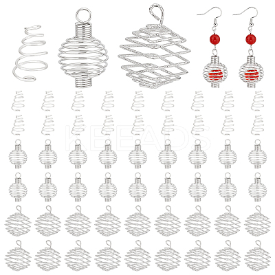 60Pcs 3 Style Alloy Pendant FIND-PH0004-36-1