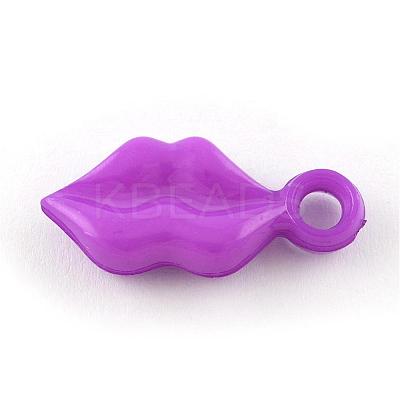 Opaque Acrylic Pendants SACR-S790-C13-1