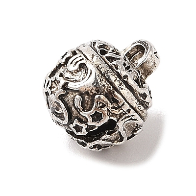 Tibetan Style Alloy Charms TIBE-Q090-27AS-1