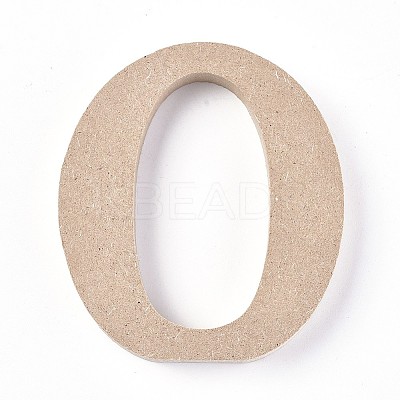 Letter Unfinished Wood Slices LS-DIY-WH0162-62O-1