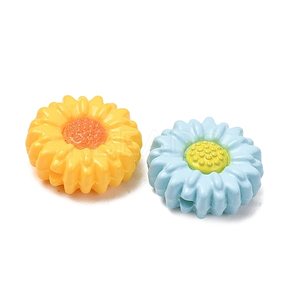 Two Tone Opaque Acrylic Beads AC-CBA655C-01-1