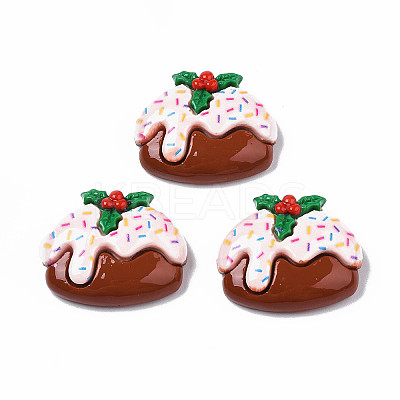 Christmas Theme Opaque Resin Decoden Cabochons LS-CRES-N021-119-1