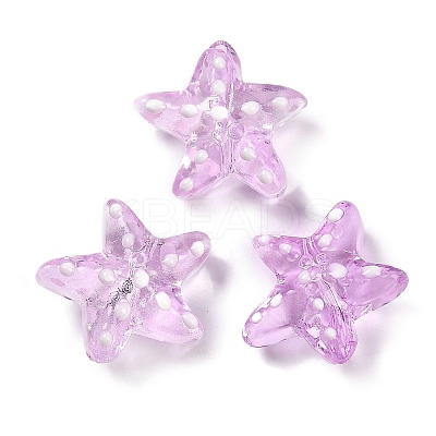 Handmade Lampwork Beads Strands LAMP-I027-09E-1