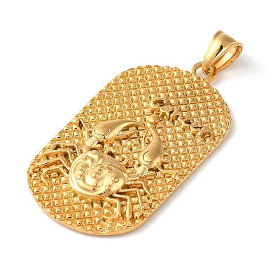 316L Surgical Stainless Steel Big Pendants STAS-B059-01G-06-1