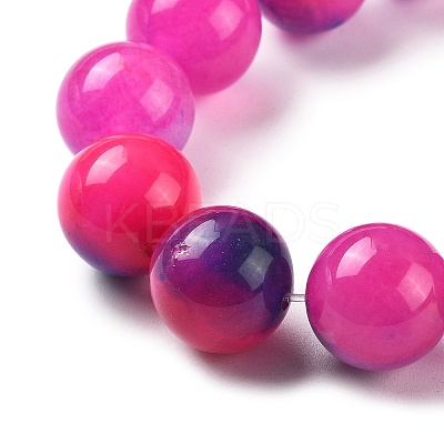 Natural Multi-Color Agate Beads Strands G-A261-B01-14mm-1