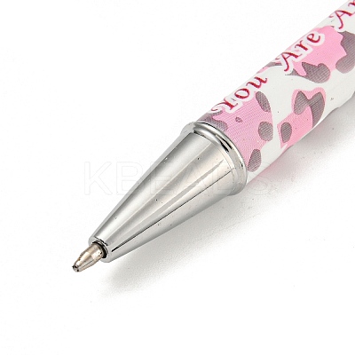 Word You are Amazing Printed Plastic Ball-Point Pen LS-AJEW-C038-01E-1