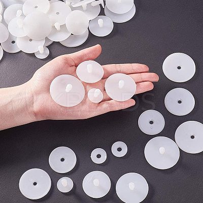 Plastic Doll Joints DIY-PH0025-85-WH-1