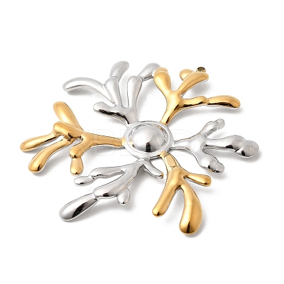Two Tone 304 Stainless Steel Big Pendants LS-STAS-B120-01GP-01-1
