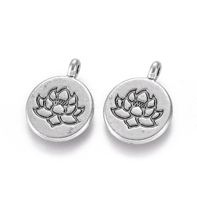 Tibetan Style Alloy Pendants TIBE-S301-015TAS-NR-1