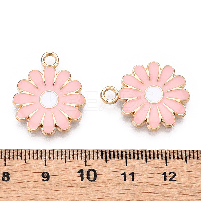 Alloy Enamel Pendants ENAM-S119-090B-RS-1