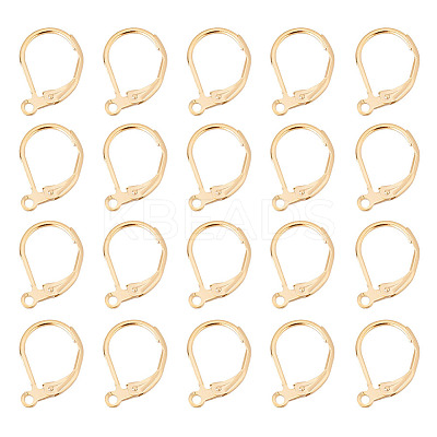 30Pcs Brass Leverback Earring Findings KK-AR0002-80-1
