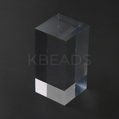 Square Transparent Acrylic Jewelry Display Pedestals LS-ODIS-WH0329-31D-1